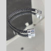 handmade jongens armband pu leer